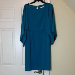 NWT Trina Turk Teal Shalee Dress size 14